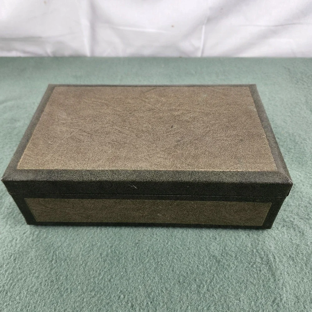 Vintage Swank Phillipe Scandinavian‎ Malmö Sweden Men's Valet Jewelry Box